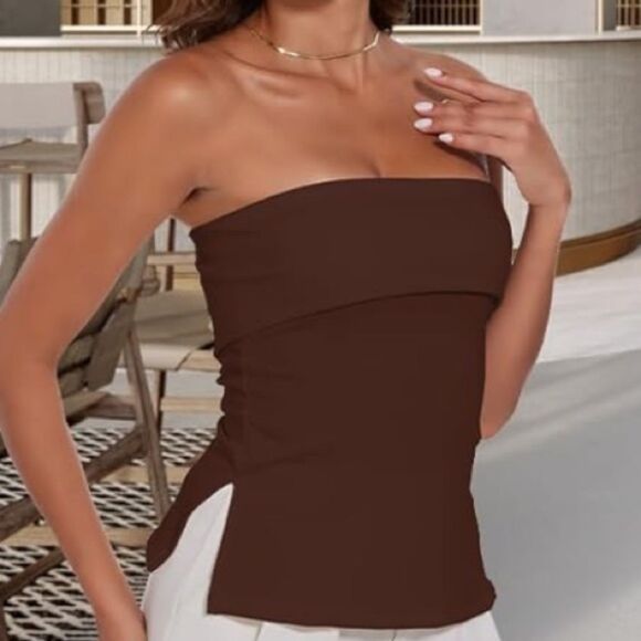 Strapless Stretchy Tube Top - Picture 1 of 6